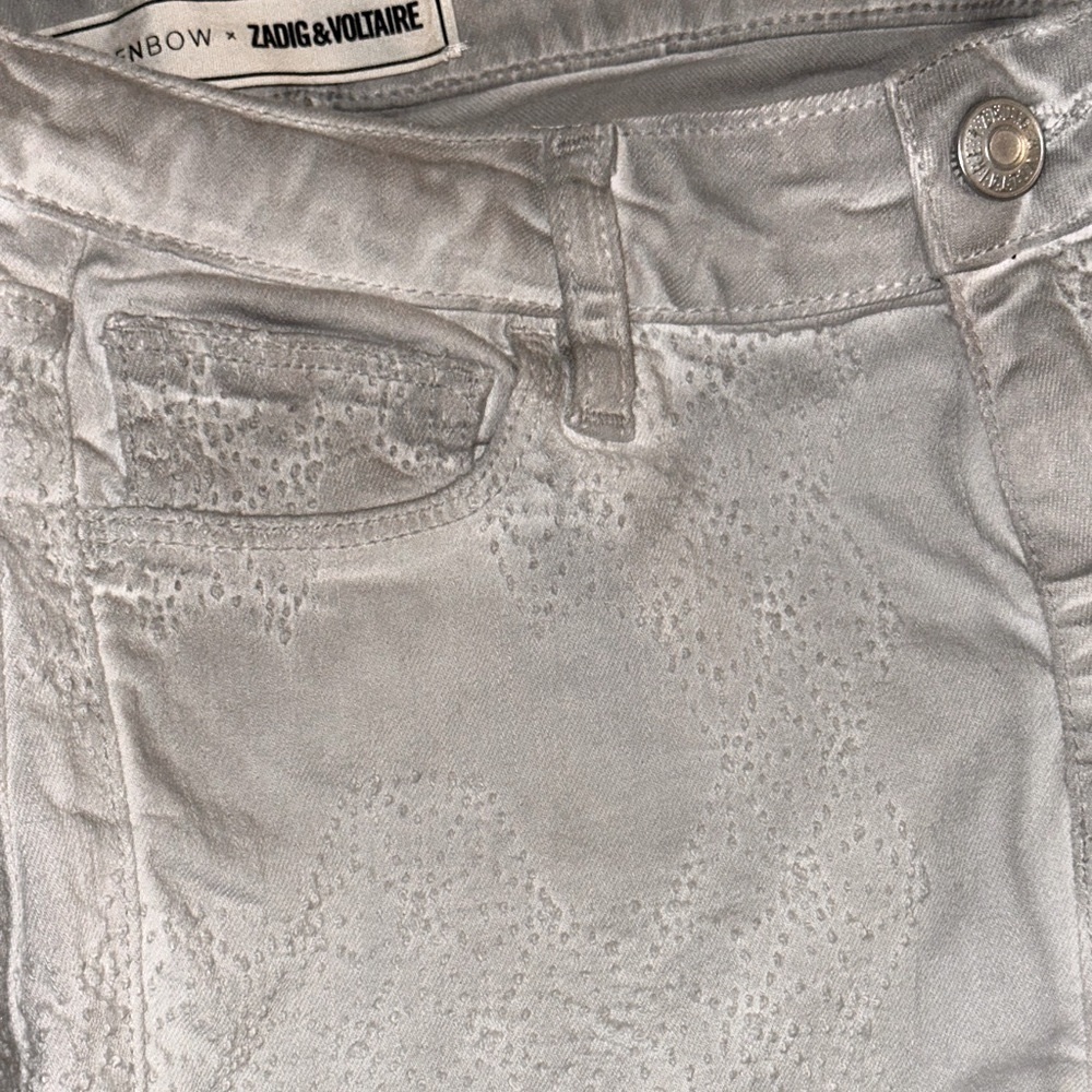 Brockenbow X Zadig & Voltaire Mascara Artemis Dirty Wash Geometric Embroidery - Picture 7 of 11